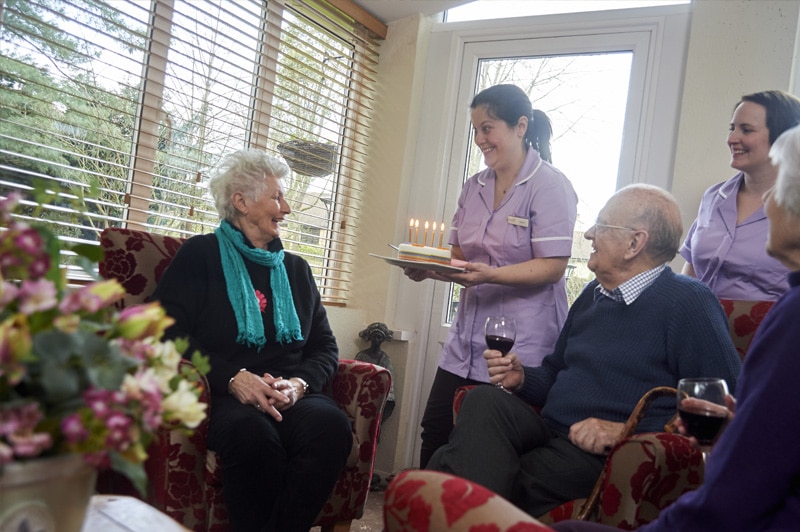 Members of the Nettlestead team and community celebrating together